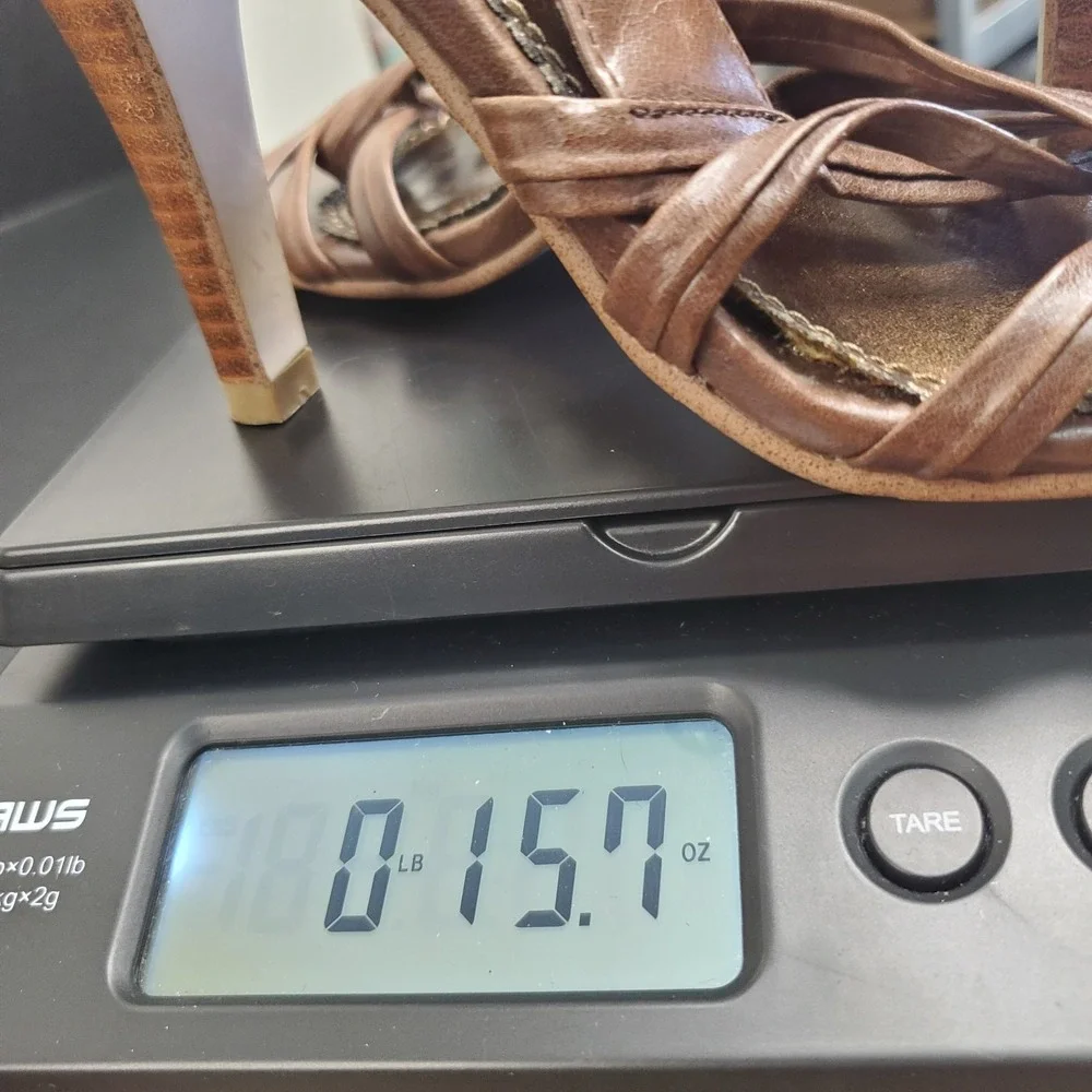 Steve Madden Women's 7.5 M Brown‎ Strappy 4